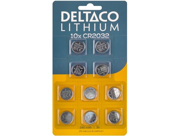 CR2032 litium 10-pack