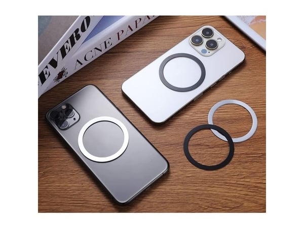 Tech-Protect TECH-PROTECT MAGMAT Magsafe universell magnetring svart/silver