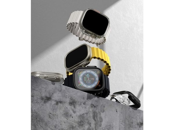 Ringke RINGKE SLIM 2-pakk til Apple Watch Ultra (49 mm) klar & matt svart