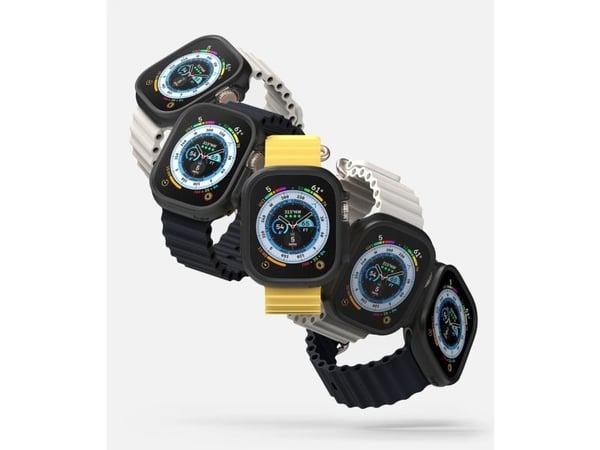 Ringke RINGKE SLIM 2-pakk til Apple Watch Ultra (49 mm) klar & matt svart