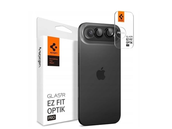 Spigen Optik Pro EZ Fit, Apple, iPhone Air, Fallsikker, Ripebestandig, Blå, 2 stykker