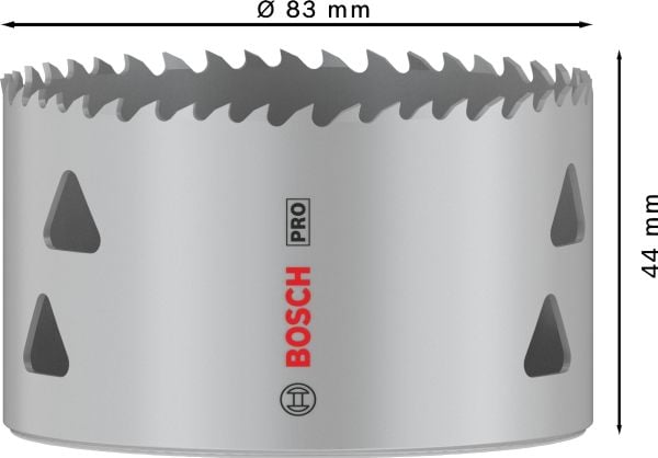 Bosch PRO Multi Material, Enkelt, Bor, Gips, Metall, Ikke-jernholdig metall, Plast, Mykt treverk, Grått, Koboltstål, Koboltlegert høyhastighetsstål...