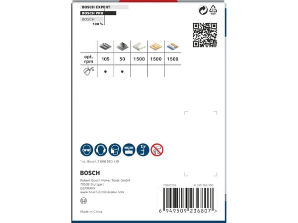 Bosch PRO Multi Material, Enkelt, Bor, Gips, Metall, Ikke-jernholdig metall, Plast, Mykt treverk, Grått, Koboltstål, Koboltlegert høyhastighetsstål...