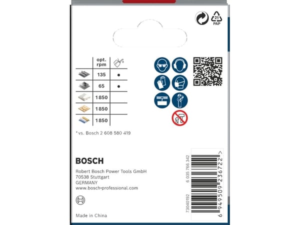 Bosch PRO Multi Material, Yksi, Pora, Kipsilevy, Metalli, Kirjometalli, Muovi, Pehmeä puu, Harmaa, Kobolttiteräs, Pikateräs-kobolttiseos (HSS-Co)