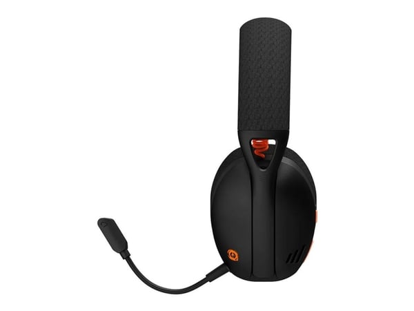 Canyon Ego GH-13 - Hörlurar med mikrofon - fullstorlek - Bluetooth/radiofrekvens 2,4 GHz - kabelansluten, trådlös - USB-C - svart