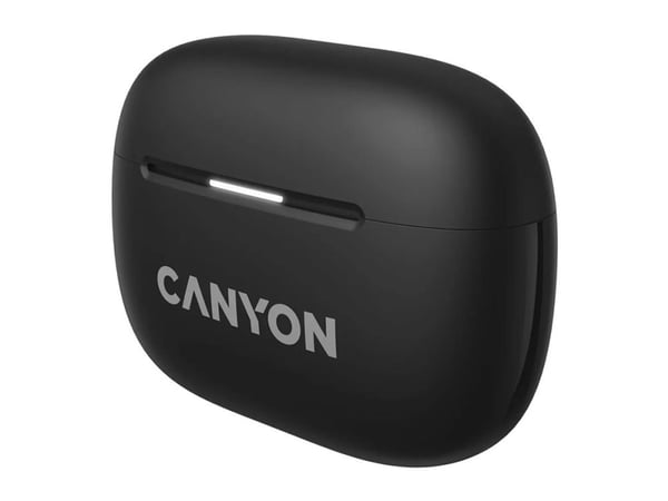 Canyon OnGo 10 TWS-10 - True wireless-hodetelefoner med mikrofon - i øret - Bluetooth - aktiv støydemping - svart