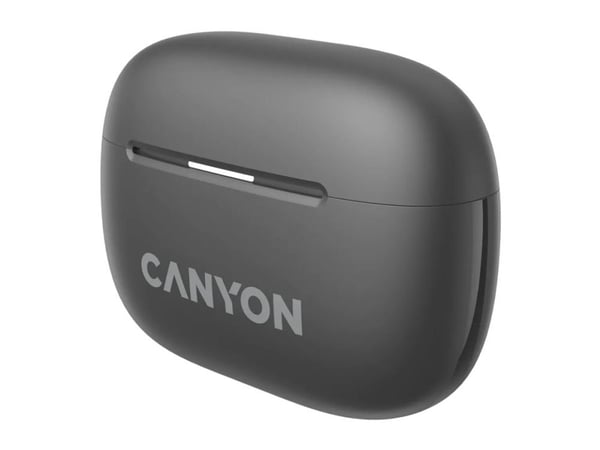 Canyon OnGo 10 TWS-10 - True wireless-hodetelefoner med mikrofon - i øret - Bluetooth - aktiv støydemping - mørk grå