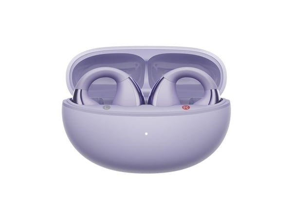 QCY Crossky C30 øretelefoner med klips IPX4 Bluetooth 5.4 - lilla