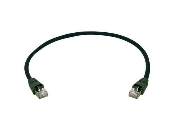 Telegärtner L00000A0415, 0,5 m, Cat6a, S/FTP (S-STP), RJ-45, RJ-45, Grønn