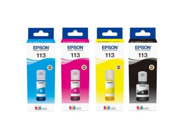 Epson 113 Multipack - 4 pakker - svart, gul, cyan, magenta - original - blekkpåfylling