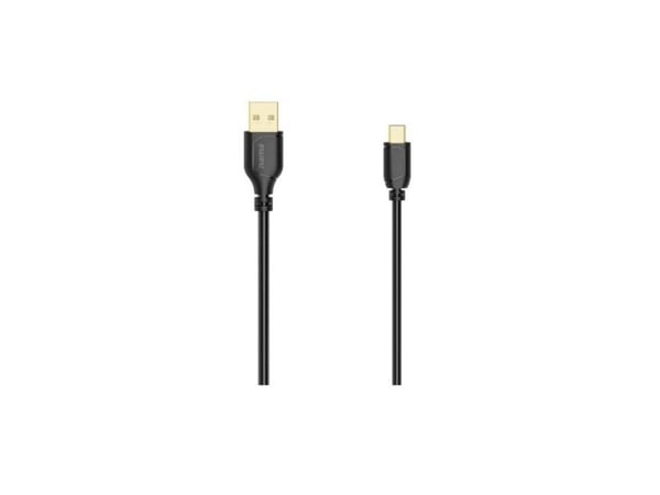 Hama 00074262, 0,75 m, USB A, Mini-USB B, USB 2.0, 0,48 Gbit/s, Svart