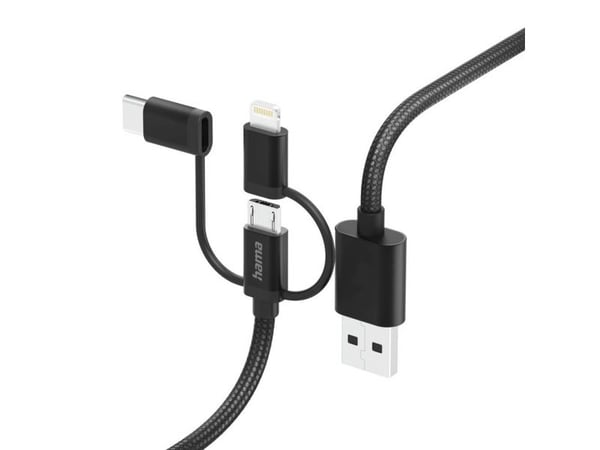 Hama 00201536, 1,5 m, USB A, USB C, USB 2.0, 480 Mbit/s, Lajittelu