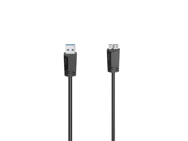 Hama 00200626, 0,75 m, Micro-USB A, USB A, 5 Gbit/s, Svart