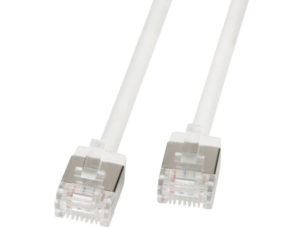 ROLINE 21.15.4570, 0,5 m, Cat6a, U/FTP (STP), RJ-45, RJ-45, Hvit