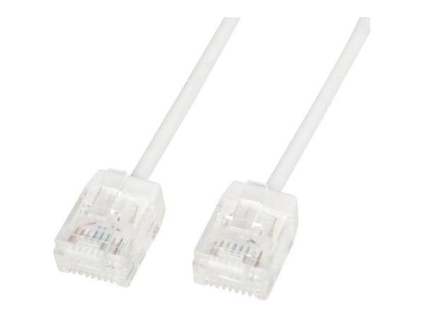 ROLINE 21.15.4473, 3 m, Cat6a, U/UTP (UTP), RJ-45, RJ-45, Hvit