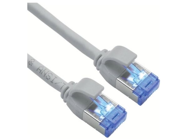 ROLINE 21.15.4310, 0,5 m, Cat6a, S/FTP (S-STP), RJ-45, RJ-45, Grå