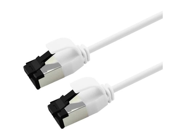 ROLINE U/FTP patchkabel Cat.8.1 LSOH slim weiss 1m (21.15.3273)