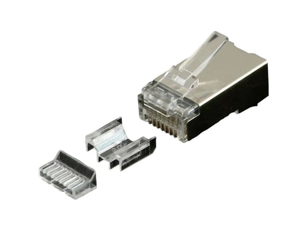ROLINE 21.17.3099, RJ-45, Sølv, Metall, Plast, Cat6a, 11,7 mm, 21,5 mm