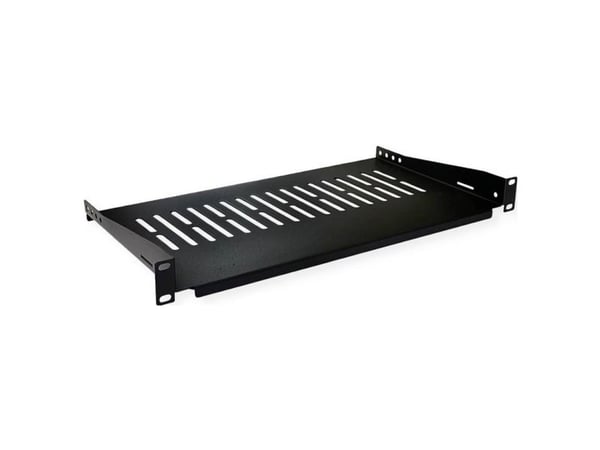 Value 26.99.0401, Rackhylle, Sort, 10 kg, 1U, 48,3 cm (19"), 485 mm