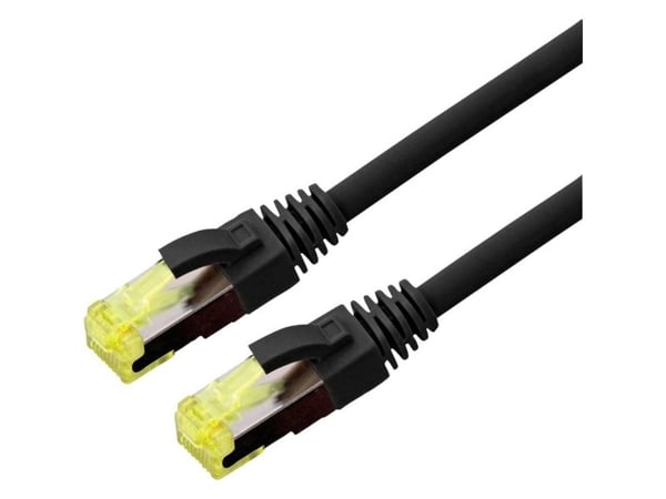 ROLINE 21.15.0748, 0,15 m, Cat6a, S/FTP (S-STP), RJ-45, RJ-45, Sort
