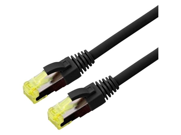 ROLINE 21.15.0749, 0,3 m, Cat6a, S/FTP (S-STP), RJ-45, RJ-45, Sort
