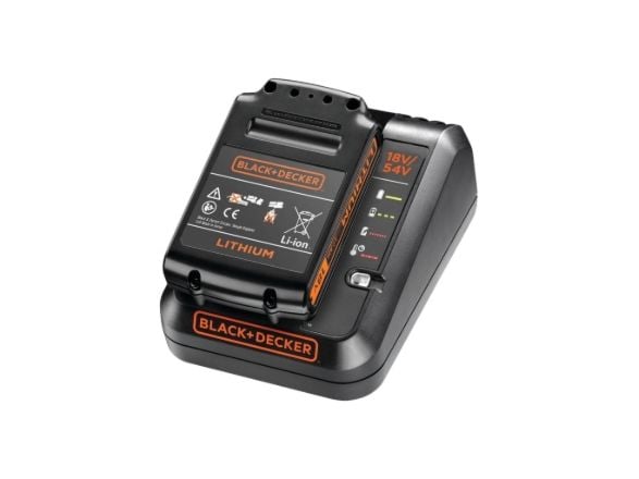 Black & Decker - Batterilader + batteri - Li-Ion - 2 Ah - 1 x batterier lader - 2 A - for BLACK+DECKER BCD003, BCD900, BCG720, BDCCS18, BDCDC18, BD...