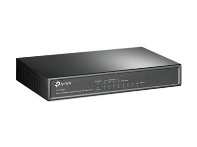 TP-Link TL-SF1008P - Switch - 4 x 10/100 (PoE) + 4 x 10/100 - stasjonær - PoE