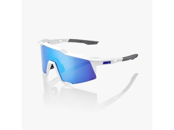 100% Speedcraft - HiPER Mirror Lens Matte White