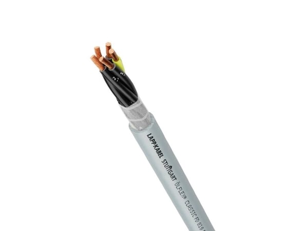 LAPP 26180-100 släpkedjekabel ÖLFLEX® FD CLASSIC 810 3 G 4 mm² grå 100 m