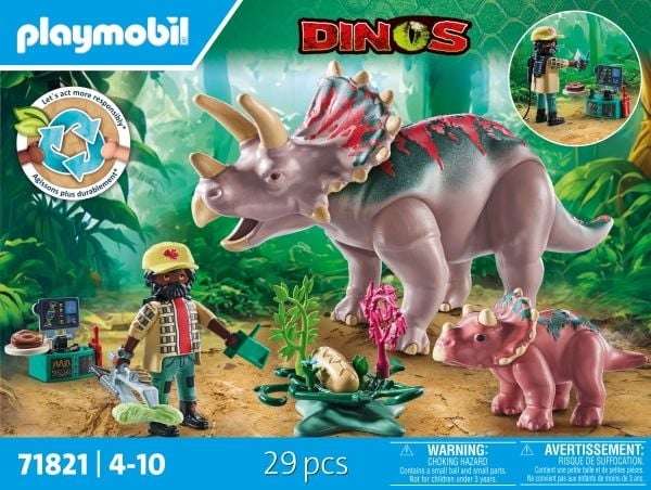 Playmobil Dinos 71821, Action/ Eventyr, 4 år, Flerfarget, Plast