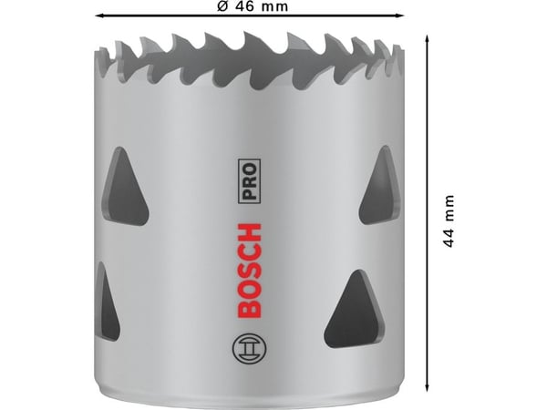 Bosch PRO Multi Material, Yksi, Pora, Kipsilevy, Metalli, Kirjometalli, Muovi, Pehmeä puu, Harmaa, Kobolttiteräs, Pikateräs-kobolttiseos (HSS-Co)