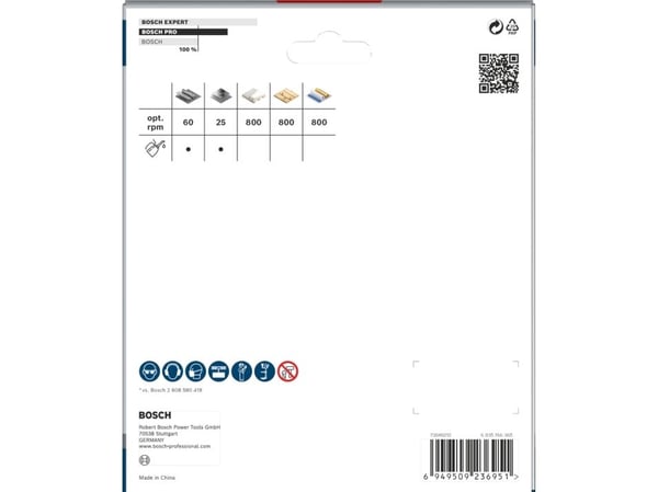 Bosch PRO Multi Material, Yksi, Pora, Kipsilevy, Metalli, Kirjometalli, Muovi, Pehmeä puu, Harmaa, Kobolttiteräs, Pikateräs-kobolttiseos (HSS-Co)