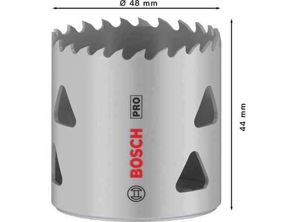 Bosch PRO Multi Material, Yksi, Pora, Kipsilevy, Metalli, Kirjometalli, Muovi, Pehmeä puu, Harmaa, Kobolttiteräs, Pikateräs-kobolttiseos (HSS-Co)