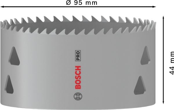 Bosch PRO Multi Material, Enkelt, Bor, Gips, Metall, Ikke-jernholdig metall, Plast, Mykt treverk, Grått, Koboltstål, Koboltlegert høyhastighetsstål...