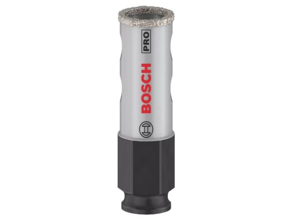 Bosch 2 608 901 552, Single, Borr, Mjukt? keramiskt väggkakel, Sten, Kakel, Svart, Grå, Hexskaft, 4 cm