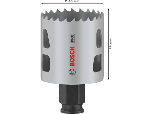 Bosch PRO Multi Material PC Plus, Yksi, Pora, Kipsilevy, Metalli, Kirjometalli, Muovi, Pehmeä puu, musta, Harmaa, Kobolttiteräs, Pikateräs-koboltti...