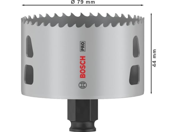 Bosch PRO Multi Material PC Plus, Yksi, Pora, Kipsilevy, Metalli, Kirjometalli, Muovi, Pehmeä puu, musta, Harmaa, Kobolttiteräs, Pikateräs-koboltti...