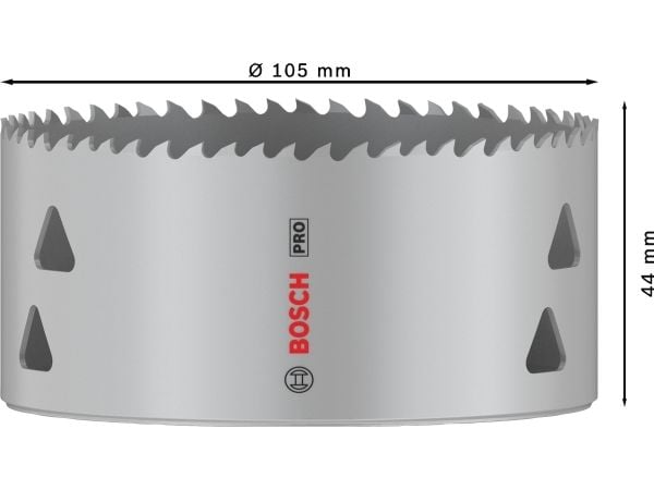 Bosch PRO Multi Material, Enkelt, Bor, Gips, Metall, Ikke-jernholdig metall, Plast, Mykt treverk, Grått, Koboltstål, Koboltlegert høyhastighetsstål...