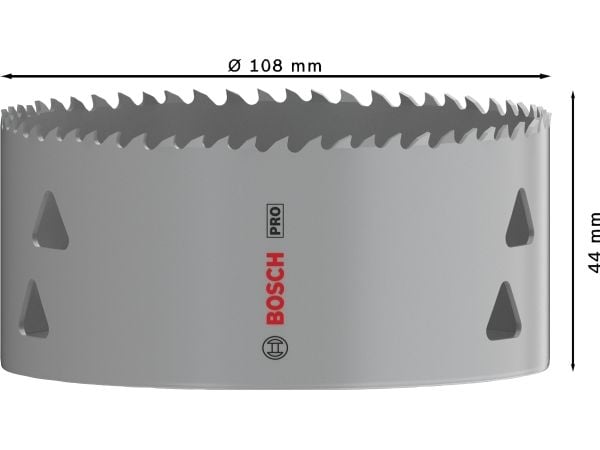Bosch PRO Multi Material, Yksi, Pora, Kipsilevy, Metalli, Kirjometalli, Muovi, Pehmeä puu, Harmaa, Kobolttiteräs, Pikateräs-kobolttiseos (HSS-Co)