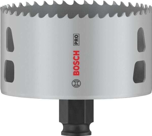 Bosch PRO Multi Material PC Plus, enkelt, bor, gips, metall, ikke-jernholdig metall, plast, mykt treverk, svart, grå, koboltlegert høyhastighetsstå...