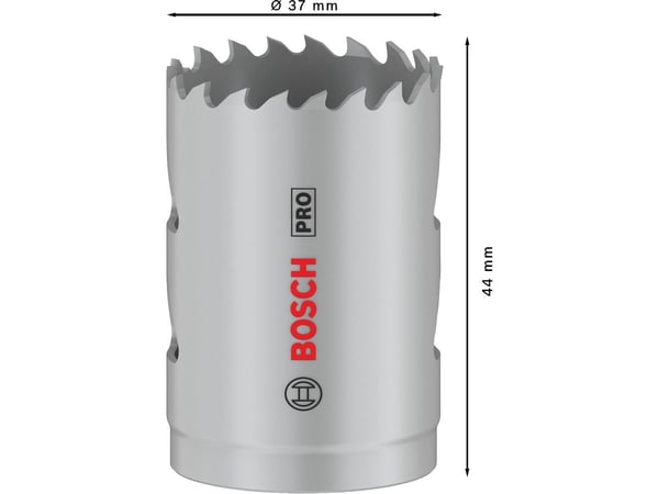 Bosch PRO Multi Material, Yksi, Pora, Kipsilevy, Metalli, Kirjometalli, Muovi, Pehmeä puu, Harmaa, Kobolttiteräs, Pikateräs-kobolttiseos (HSS-Co)