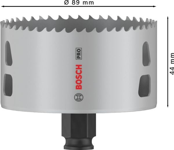 Bosch PRO Multi Material PC Plus, Yksi, Pora, Kipsilevy, Metalli, Kirjometalli, Muovi, Pehmeä puu, musta, Harmaa, Kobolttiteräs, Pikateräs-koboltti...