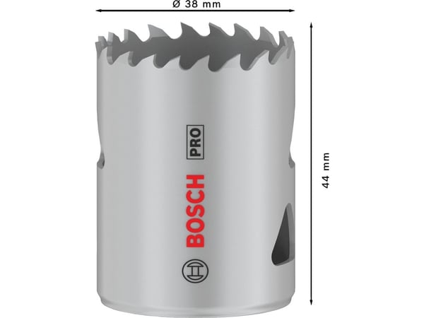 Bosch PRO Multi Material, Yksi, Pora, Kipsilevy, Metalli, Kirjometalli, Muovi, Pehmeä puu, Harmaa, Kobolttiteräs, Pikateräs-kobolttiseos (HSS-Co)