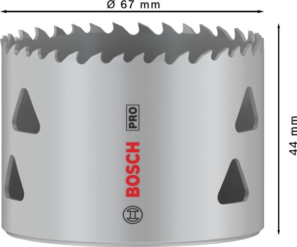 Bosch PRO Multi Material, Yksi, Pora, Kipsilevy, Metalli, Kirjometalli, Muovi, Pehmeä puu, Harmaa, Kobolttiteräs, Pikateräs-kobolttiseos (HSS-Co)
