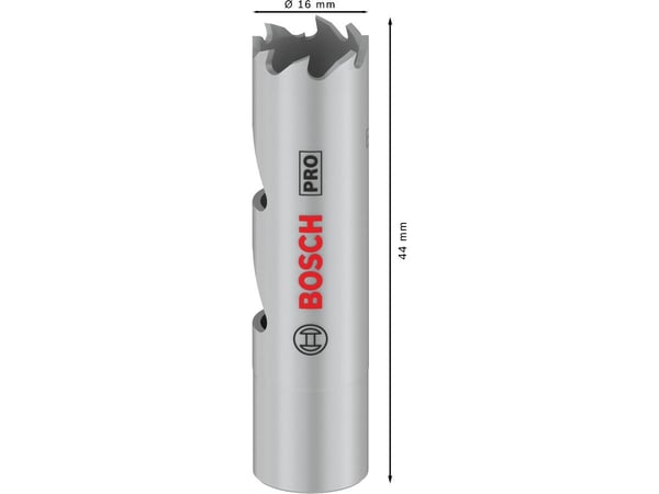 Bosch PRO Multi Material, Yksi, Pora, Kipsilevy, Metalli, Kirjometalli, Muovi, Pehmeä puu, Harmaa, Kobolttiteräs, Pikateräs-kobolttiseos (HSS-Co)
