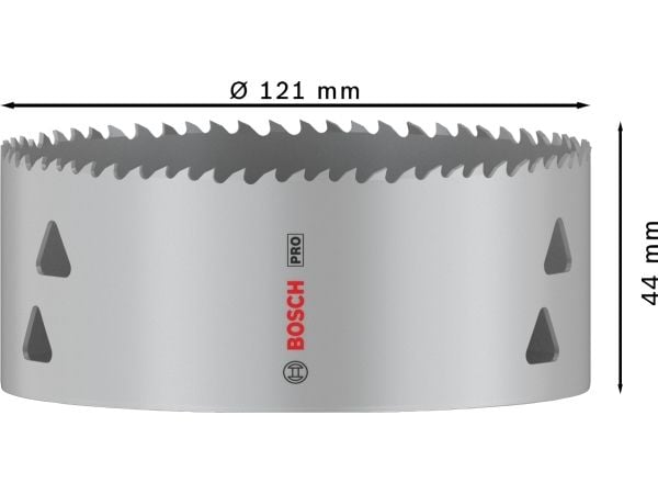 Bosch PRO Multi Material, Yksi, Pora, Kipsilevy, Metalli, Kirjometalli, Muovi, Pehmeä puu, Harmaa, Kobolttiteräs, Pikateräs-kobolttiseos (HSS-Co)