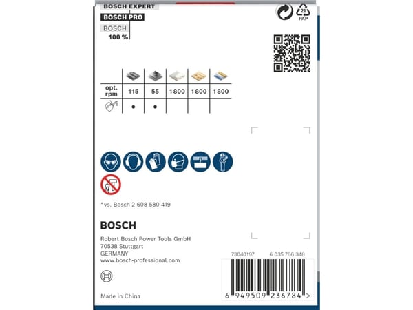 Bosch PRO Multi Material, Yksi, Pora, Kipsilevy, Metalli, Kirjometalli, Muovi, Pehmeä puu, Harmaa, Kobolttiteräs, Pikateräs-kobolttiseos (HSS-Co)