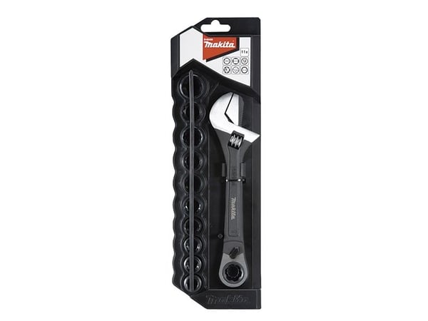 Makita B-65458 Säädettävä jakoavain hylsyllä, reikäsarja 11kpl