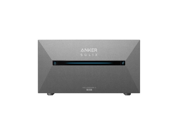 Anker SOLIX Solarbank 2 E1600 AC - Solar power system battery - AC 220/230/ DC 60 V - 2000 watt - 2000 VA - litium-jernfosfat - 100 Ah - 1600 Wh - ...
