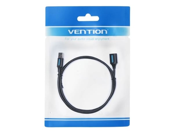 Vention USB 3.0 Plug Extension Cable Ventilation CBHBH 2 m svart PVC